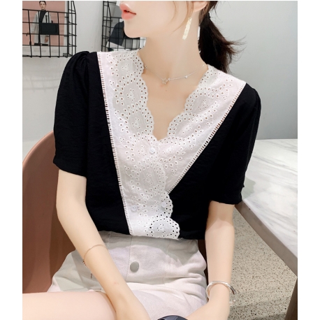 blouse  wanita korea T6028