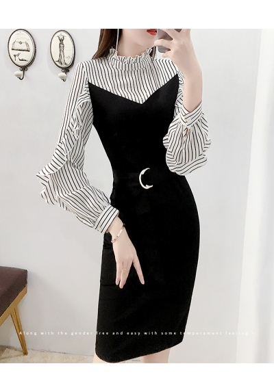 dress wanita korea D6236