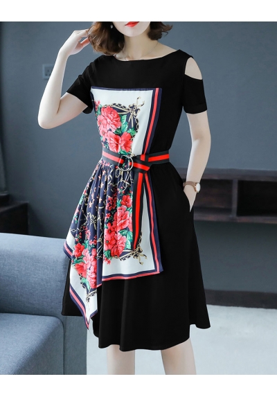 dress wanita korea D6244