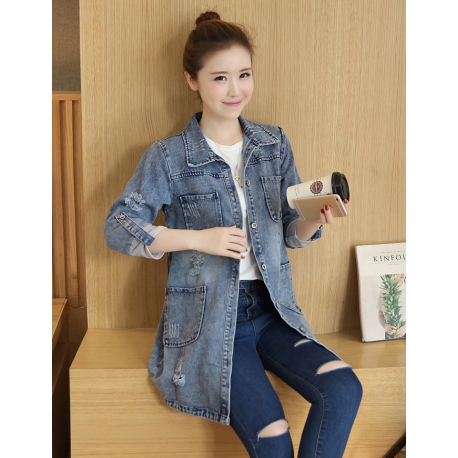 jaket denim import T6015