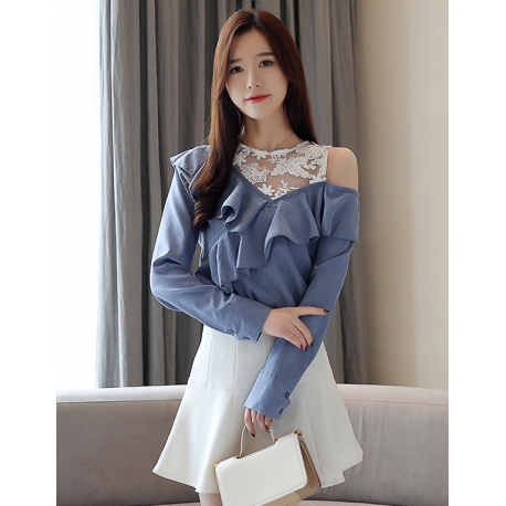 blouse  wanita korea T6074