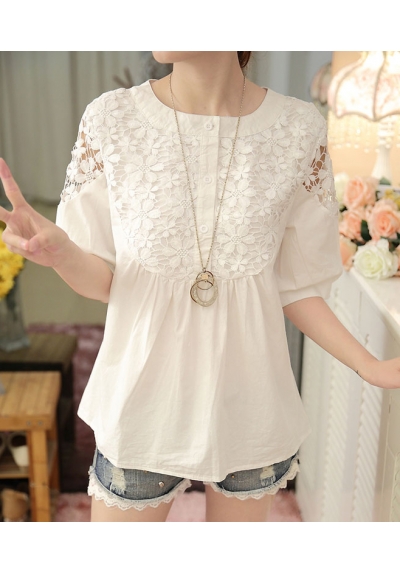 blouse  wanita korea T6083