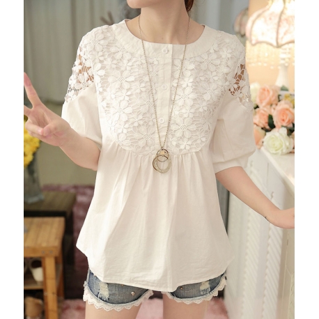 blouse  wanita korea T6083