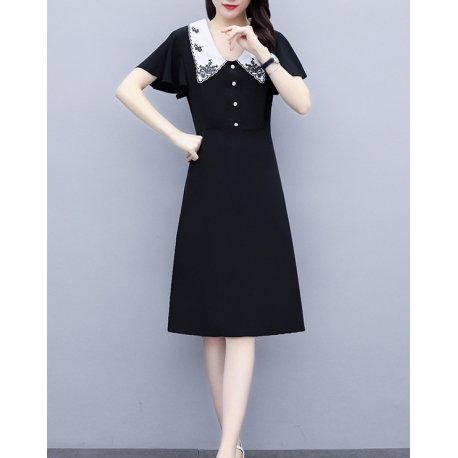 dress wanita korea D6245