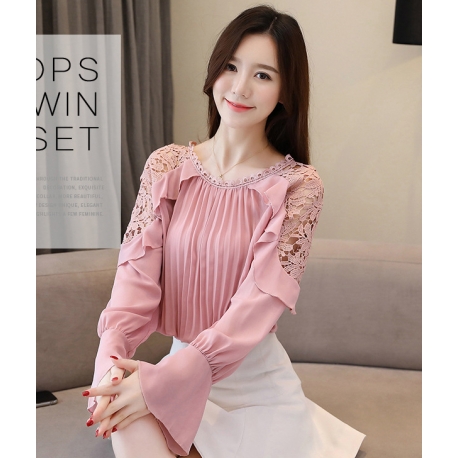 blouse  wanita korea T6109