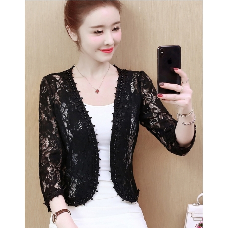 cardigan brukat import T6112