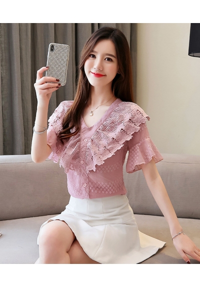 blouse  wanita korea T6116