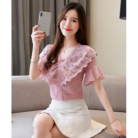 blouse  wanita korea T6116