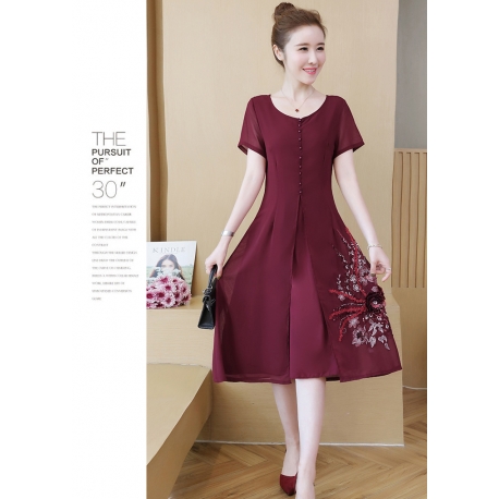 dress wanita korea D6252