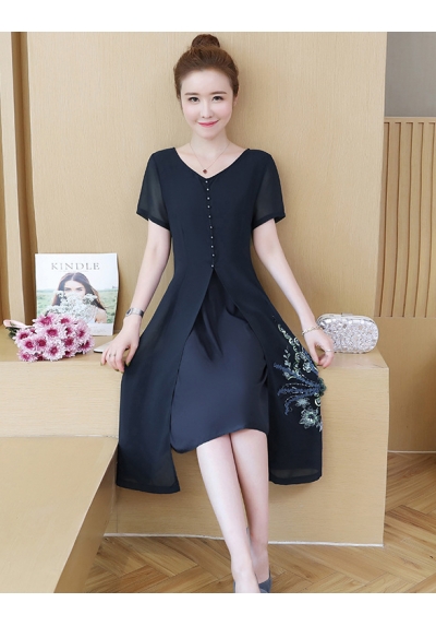 dress wanita korea D6260