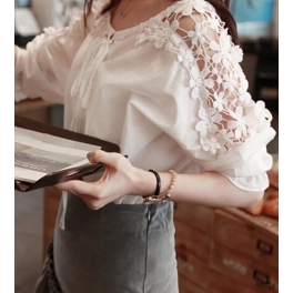 blouse wanita model korea T1488