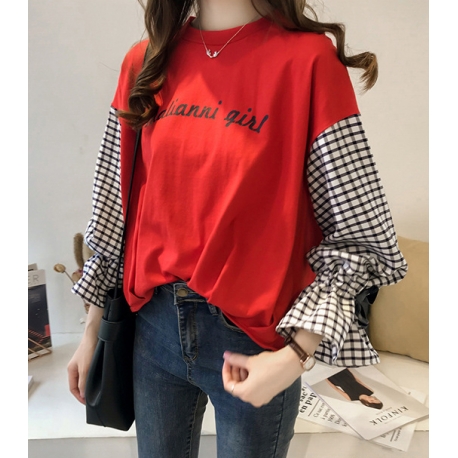 blouse  wanita korea T6139