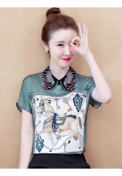 blouse  wanita korea T6141