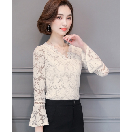 blouse brukat korea T6145