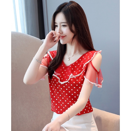 blouse  wanita korea T6144