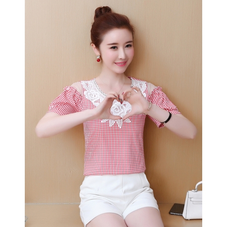 blouse  wanita korea T6153