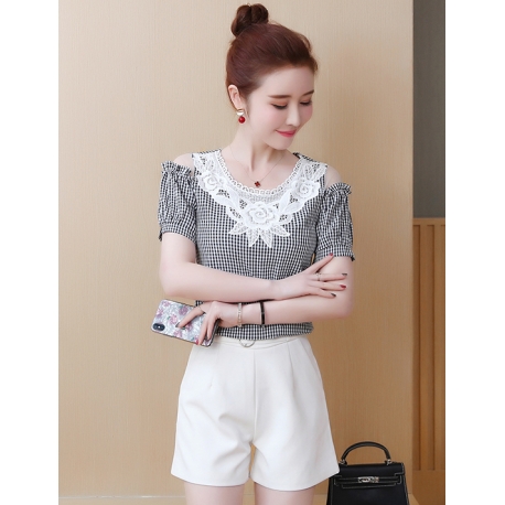 blouse  wanita korea T6157