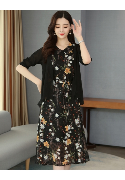 dress wanita korea D6275