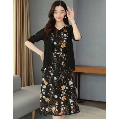 dress wanita korea D6275