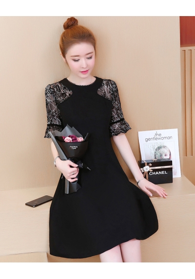 dress wanita korea D6261