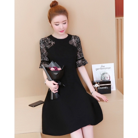 dress wanita korea D6261