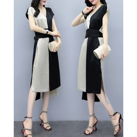 dress wanita korea D6261