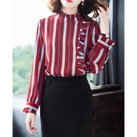 blouse wanita korea T5367