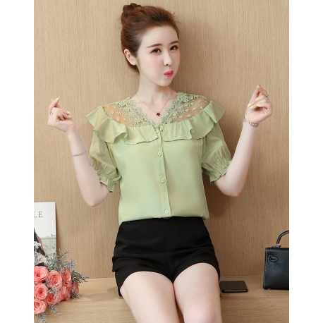 blouse wanita korea T6187