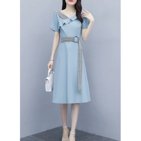 dress wanita korea D6281