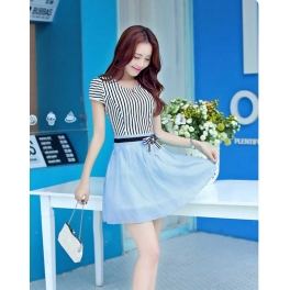 dress salur model korea D1217