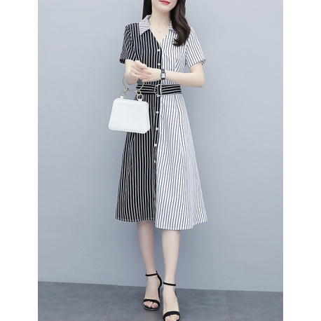 dress wanita korea D6307