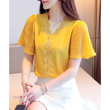 blouse  wanita korea T6220