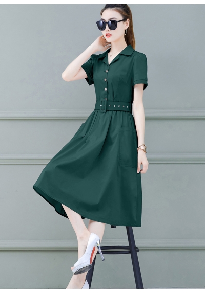 dress wanita korea D6336