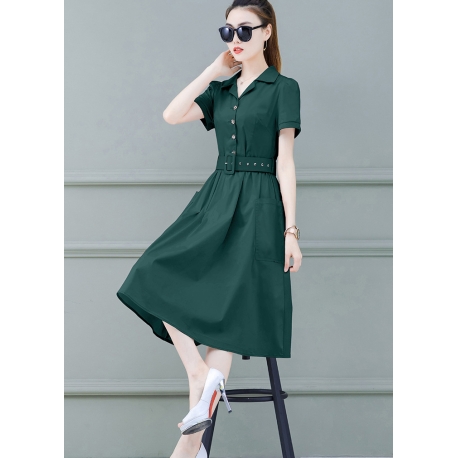 dress wanita korea D6336