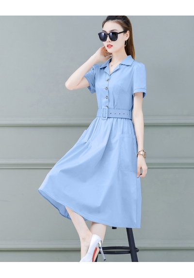 dress wanita korea D6340