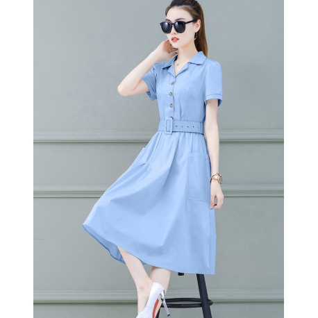 dress wanita korea D6340