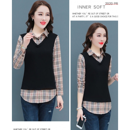 blouse  wanita korea T6284