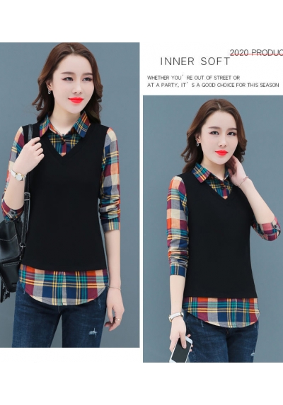 blouse  wanita korea T6286