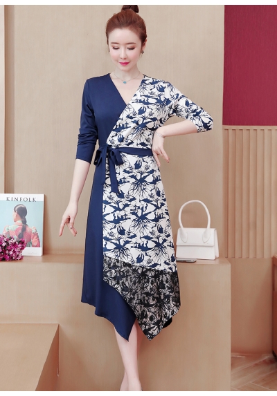 dress wanita korea D6342