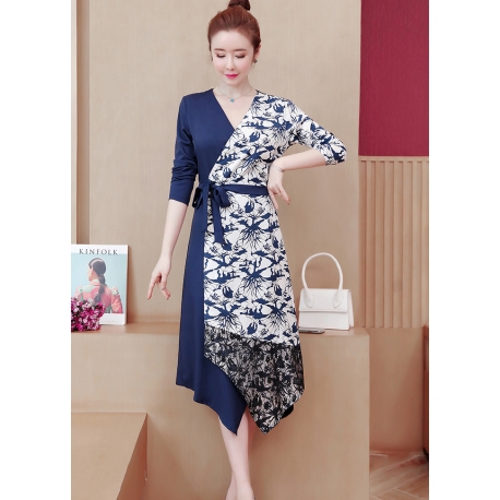 dress wanita korea D6342