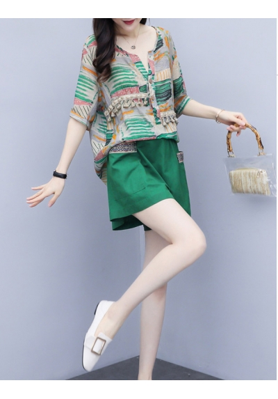 setelan wanita korea D6374