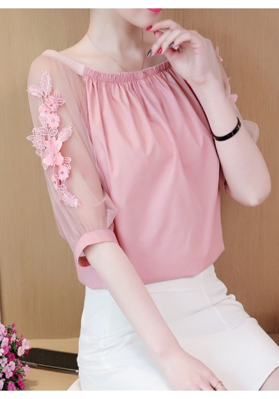 blouse  wanita korea T6335