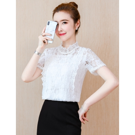 blouse brukat korea T6216