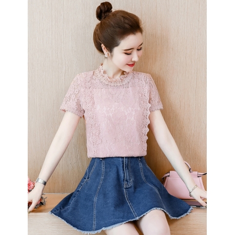 blouse brukat korea T6353