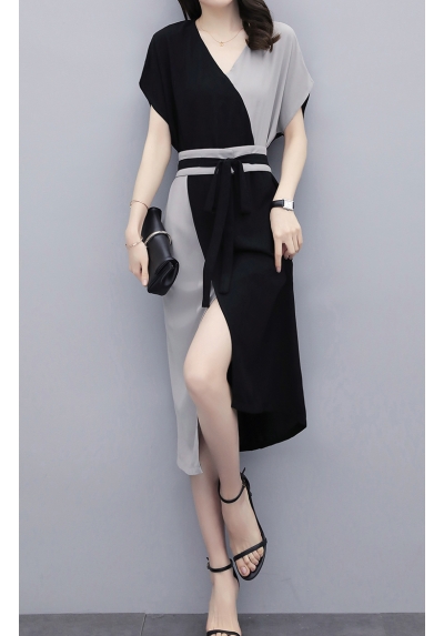 dress wanita korea D6386