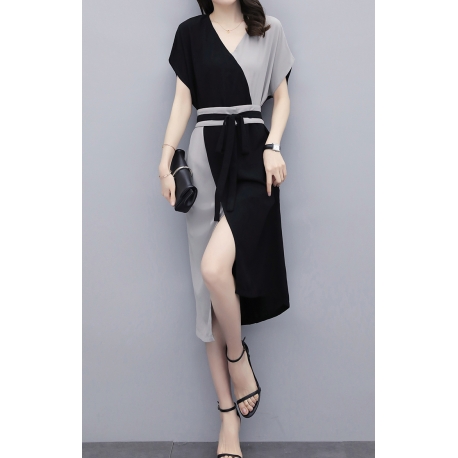 dress wanita korea D6386