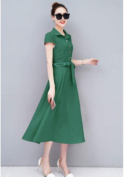 midi dress korea D6392