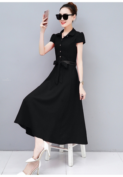 midi dress korea D6392