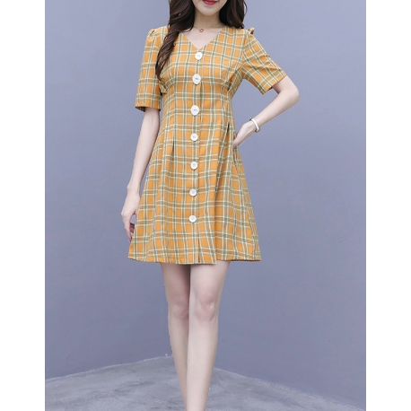 dress wanita korea D6408