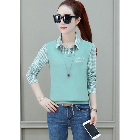 blouse  wanita korea T6389